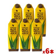 【6本セット】FLPアロエベラジュース（1L）1000mL×6本（保存料・化学合成物質未使用）[Forever Living P…