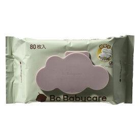H&S BC Babycare 超厚手おしりふき手口ふき 80枚 x1個(ベビー用品 お尻 お口拭き ウェットティッシュ 厚手 大判 無添加 アルコール不使用)