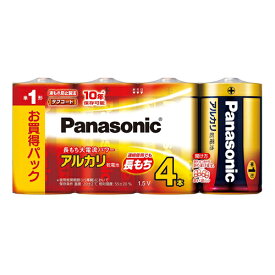 Panasonic アルカリ乾電池単一4本シュリンクパック LR20XJ/4SW