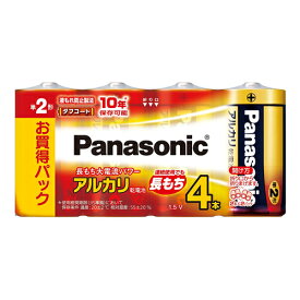 Panasonic アルカリ乾電池単二4本シュリンクパック LR14XJ/4SW