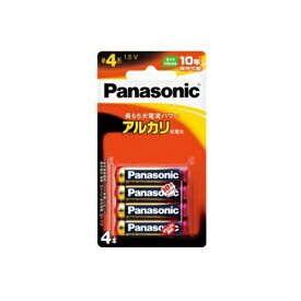 Panasonic アルカリ乾電池単四4本ブリスターパック LR03XJ/4B