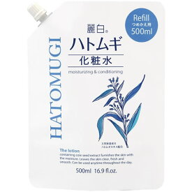 [熊野油脂]麗白 ハトムギ化粧水 詰替 500mL (麗白)