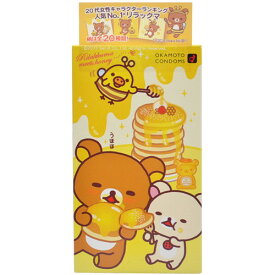 ▼クーポン配布中▼【ゆうパケット配送対象】リラックマコンドーム あったかゼリー10コ入 [オカモト-CF]（ほっとゼリー コンドーム）岡本-CF 軽松熊(ポスト投函 追跡ありメール便)