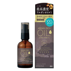 [マンダム]LUCIDO-L(ルシードエル) プレミアム ピュアオイル 60ml (アルガンオイル 洗い流さないトリートメント 植物由来100%)