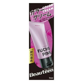[ホーユー]ビューティーン カラークリーム フューシャピンク 140g (トリートメントタイプ ヘアカラー)