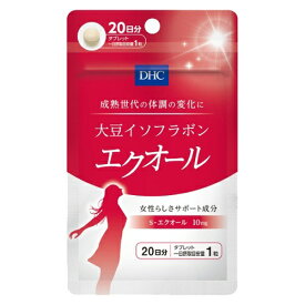 【ゆうパケット配送対象】DHC 大豆イソフラボン エクオール 約20日分(ポスト投函 追跡ありメール便)