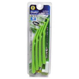 ▼クーポン配布中▼デイリーL字歯間ブラシ・M【J】【歯間掃除 デンタルフロス デンタルケア フロス 携帯用】