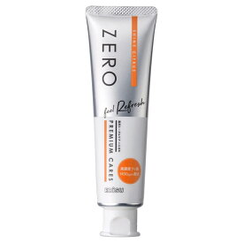 [エビス]ゼロプレミアムケアズ リフレッシュ 90g シトラスの香り 1個入[医薬部外品](薬用 歯磨き粉 ハミガキ オーラルケア)