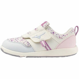 MIZUNO ミズノ プレモアキッズ2 ホワイト×ピンク×ライトブルー [C1GD2233](キッズシューズ 子供靴 ジュニア ユニセックス 子ども)