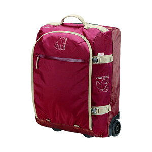 _NordiskiESi^yKizNORDISK mfBXN Verran 45 Wheeled Duffel Burnt Red (F x 45L zC[_btobO bh[133102]