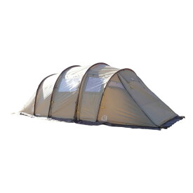 ＼Nordisk製品・全品送料無料／【国内正規品】NORDISK ノルディスク Reisa 6 PU Tent Beige With Brown Skirt-SM【122075】(レイサ6 テント トンネルテント 6人用 ベージュ)