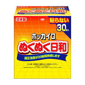 興和 ホッカイロ ぬくぬく日和 貼らないレギュラー 30個入り