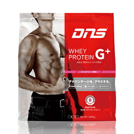 【送料無料】DNS ホエイプロテインG＋ ストロベリー風味 1kg [プロテイン](ジープラス WHEY PROTEIN G+ 1000g ディーエヌエス タンパク質 サプリメント プロテイン dns 4571419812301)