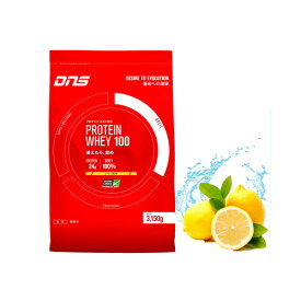 DNS(ディーエヌエス) プロテインホエイ100 レモン風味 3150g (大量摂取型プロテイン ホエイプロテイン WHEY100 筋トレ タンパク質 プロテインパウダー)