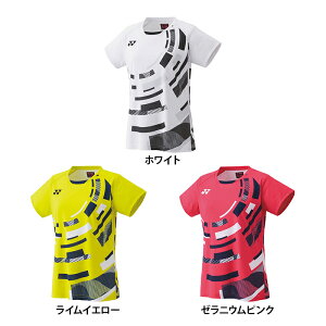 【送料無料】YONEX ヨネックス レディース ウィメンズ ゲームシャツ バドミントン テニス Tシャツ ウエア トップス 半袖 女性 20780