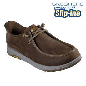 【送料無料】SKECHERS スケッチャーズ メンズ スリップインズ MELSON 2.0-ALDRIC シューズ 靴 ハンズフリー 快適 レザー 滑りにくい 256035