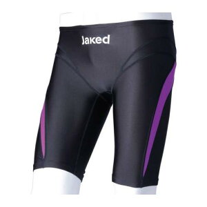 【ゆうパケット配送対象】FOOTMARK(フットマーク) メンズ 【Fina承認】 JAKED J‐ELASTICO ST ハーフスパッツ・ボーイズ パープル 競泳用 820041(ポスト投函 追跡ありメール便)
