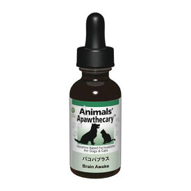 Animals Apawthecary 犬 猫 バコパプラス 1オンス 29.5ml(犬猫用サプリメント)P379※お取り寄せ1週間程度かかります