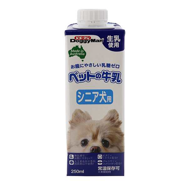 海外輸入 ペットの牛乳 シニア犬用 250ml