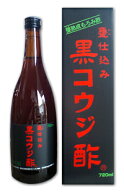 サンヘルス 黒コウジ酢 720mL [黒酢] 天然のクエン酸とアミノ酸を含有！（※ 「コウジ黒酢」からリニュー…