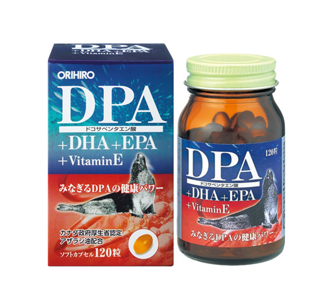 サプリ サプリメント クリスマスファッション 大人気商品 DPA+DHA+EPAカプセル オリヒロ正規品 120粒