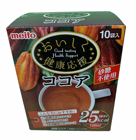 名糖産業「おいしく健康応援ココア」10g×10袋