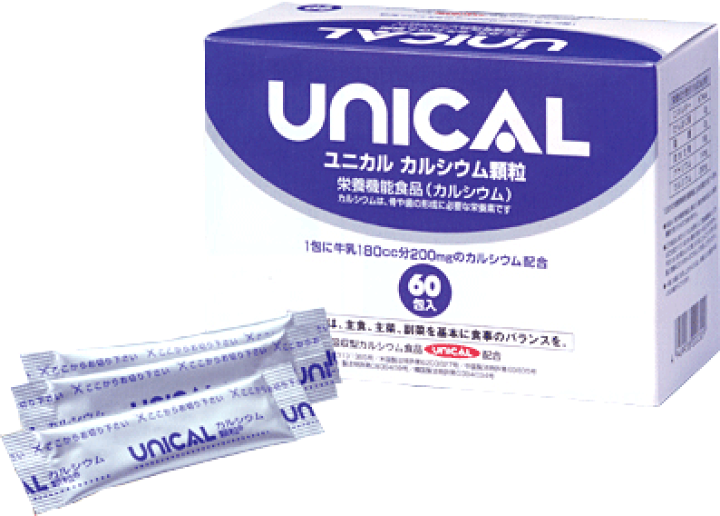 楽天市場】「ユニカル カルシウム顆粒」60包入 : みさき健康食品