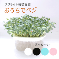 【中型メール便 1通(2個まで)あたり350円】 スプラウト専用栽培容器 おうちでベジ かいわれ栽培タイプ 種…