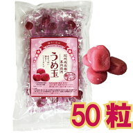 【メール便cp 1通(2袋まで)198円】 うめ玉 50粒 紀州 南高梅 和歌山 梅肉 熱中症 対策 楽天ランキング1位…