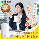 【伊藤園 健康体 むぎのある暮らし 公式通販】むぎMUGスタートセット オフィスワーク お昼ご飯 一人用むぎ炊飯器 1食…