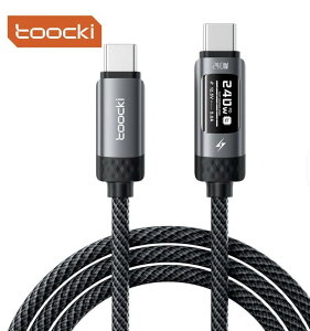 Toocki 240W PD3.1 c �P�[�u�� 240W �d���d���\����OLED�o�͕\���t�� iPhone 15-17/MacBook�CSwitch2�Ȃǌ݊���������܂�