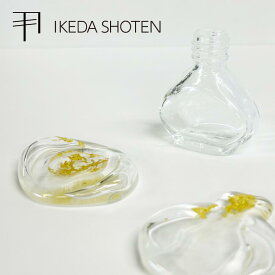 薬瓶からできた箸置き 富山土産 ガラス 箸置き プレゼント 金箔池田充章 ikedashoten 渡邊薬品 ガラスの街富山 薬の都富山