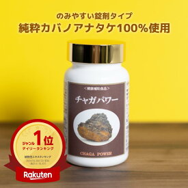 【10％還元】【楽天ランキング1位】チャーガ β-グルカン SOD 酵素 カバノアナタケ 錠剤 サプリメント 【 公式 】 渡邊薬品 カバノアナタケ 高級 高品質 純粋 100% チャガパワー 錠剤 チャーガ茶 メシマコブ β-グルカン 国産 GMP工場 富山 チャガ 送料無料