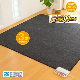 【電気ホットカーペット3畳用 ZCB-30S 】本体のみ 電磁波99％カット 暖房機 ゼンケン 【直送につき代引・同梱不可】正規代理店