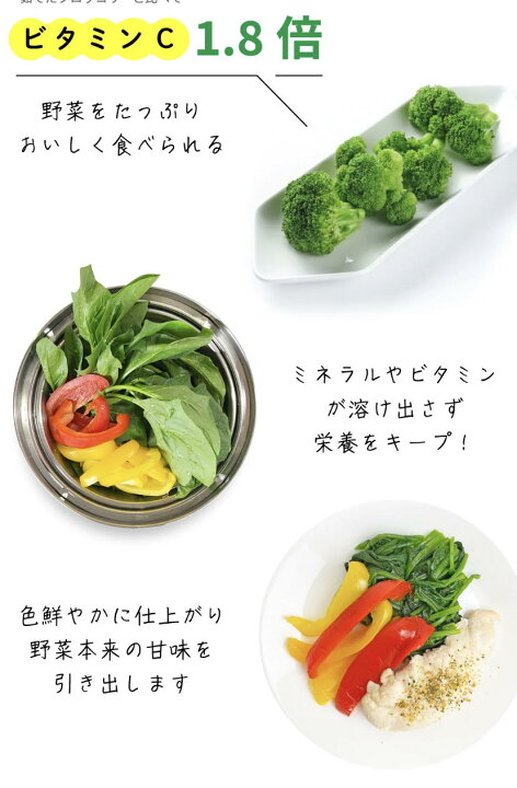 楽天市場】30%OFF!!アウトレット品!新魔法の蒸気鍋セット 送料無料  