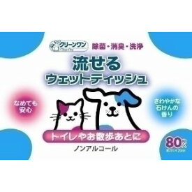 ◇シーズイシハラ クリーンワン 流せるウェットティッシュ 80枚