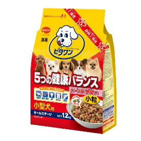 ◇日本ペットフード ビタワン 5つの健康バランス ビーフ味小粒1.2kg