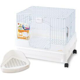 マルカン うさぎのカンタンおそうじケージ H50W 三角形トイレセット 1セット ML-461