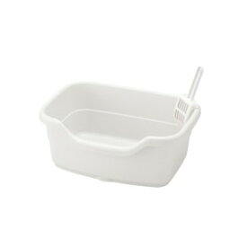 ◇リッチェル ラプレ ネコトイレ 深型 40 ホワイト