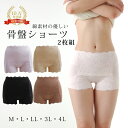 ガードルショーツ 1枚履き 骨盤ショーツ 選べる 2枚組 サポートショーツ 骨盤 サポートインナー《メール便送料無料》ソフトな ガードルショーツ 優しく包み込むショーツ 大きいサイズ サポートショーツ ゆったりショーツ ガードル 補正 1枚履き L LL 3L 4L