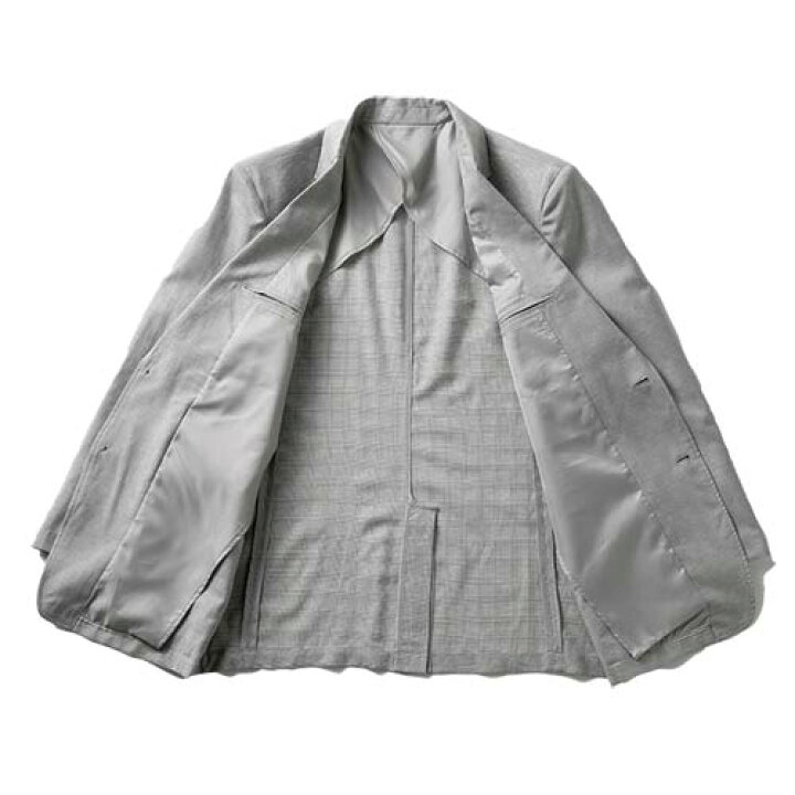 楽天市場】テーラードジャケット グレー メンズ ピエルッチ 麻混 