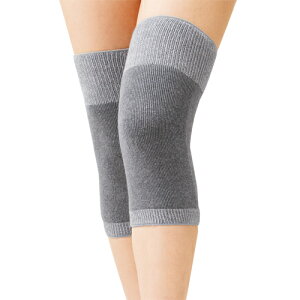 日本製 国産ふわふわ備長炭サポーター ひざ用 2枚組 ショート ロング 男女兼用 膝用 サポーター ひざサポーター ひざサポート 膝 ヒザ グレー メンズ 紳士 シニア 男性 レディース 婦人 ミセ