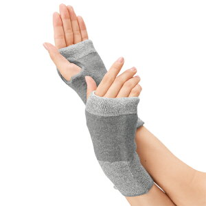 日本製 国産ふわふわ備長炭 あったかサポーター 手首用 2枚組 男女兼用 手首用 サポーター 手首サポーター 手首サポート 手首 グレー メンズ 紳士 シニア 男性 レディース 婦人 ミセス シニ