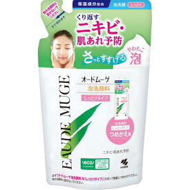 【6個セット送料込】オードムーゲ　泡洗顔料　しっとりタイプ　つめかえ用　130ml【小林製薬】