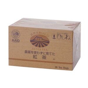 【お買上特典】農薬を使わずに育てた紅茶(ティーバッグ) 44g(2.2g×20包) 【菱和園】