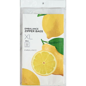 �y�䂤�p�P�b�g�Ή��i3�܂Łj�zEMBALANCE �W�b�p�[�o�b�O ZIPPERBAGS XL 4���� �y�G���o�����X�z