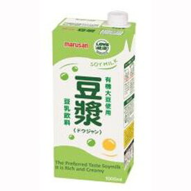 豆ジャン （1000ml×6本セット）【マルサン】※3セット（18本）以上で重量加算あり ※荷物総重量20kg以上で別途料金必要