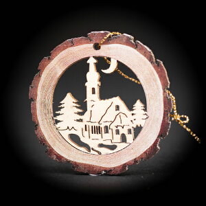 バウムオーナメント・教会 (WR8622) 【バンデーラ/WANDERA GmbH】 【全年齢対象】 ※キャンセル不可