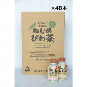 ねじめびわ茶ボトル缶 (290ml×48本)※同梱・キャンセル・ラッピング不可