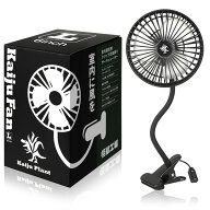 Kaiju Plant 怪獣ファンL 室内園芸向け サーキュレーター Lサイズ（6インチ） 7.5W USB 首振り クリップ…
